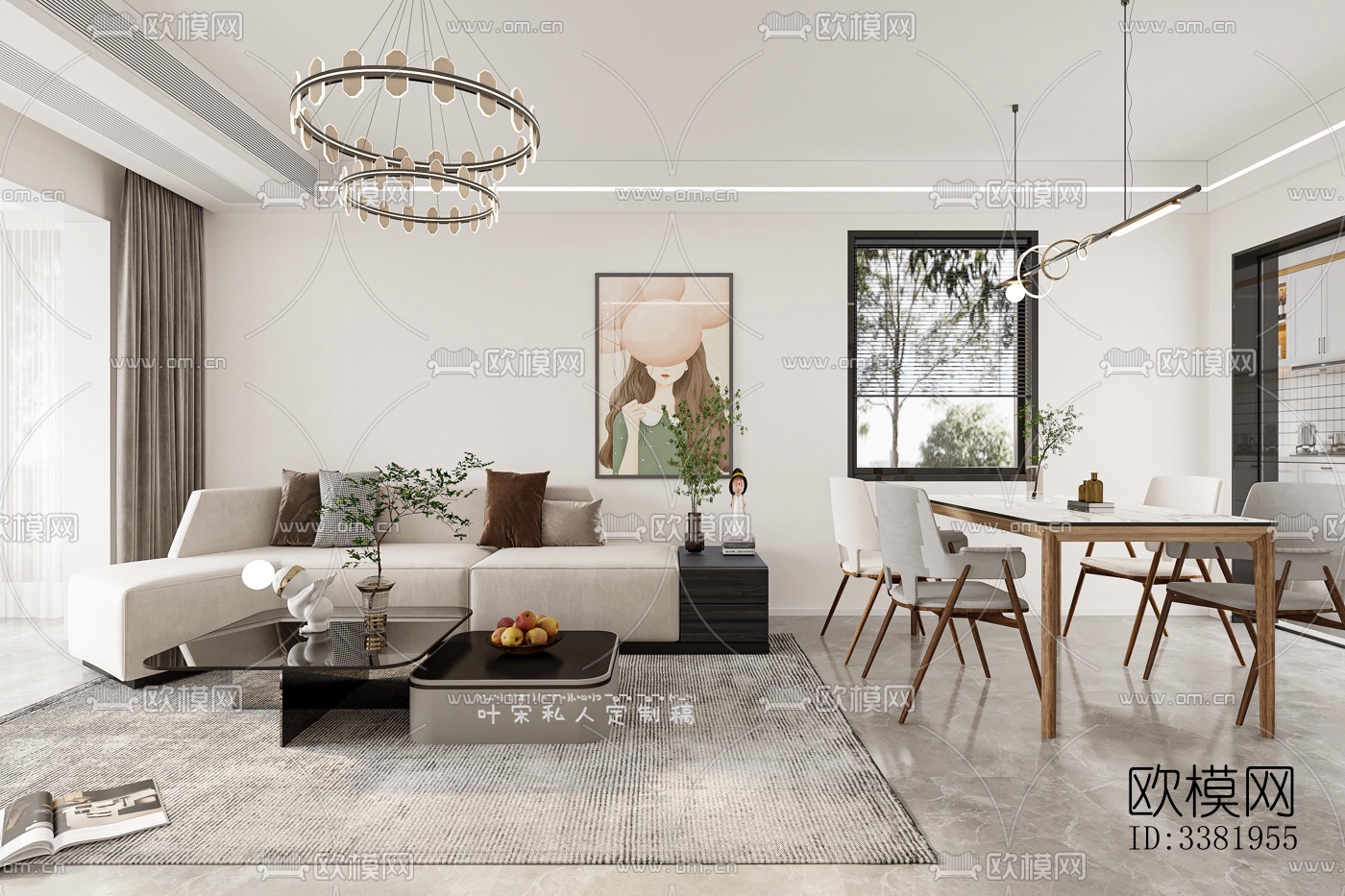 现代别墅效果图下载（渲染图3）