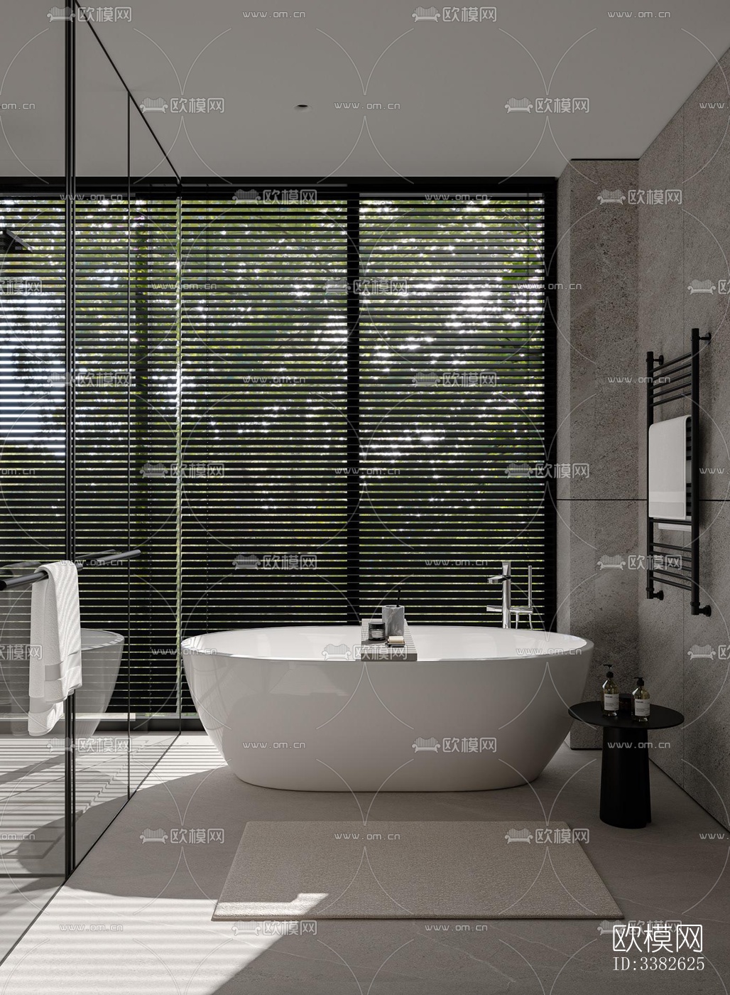 现代别墅效果图下载（渲染图15）