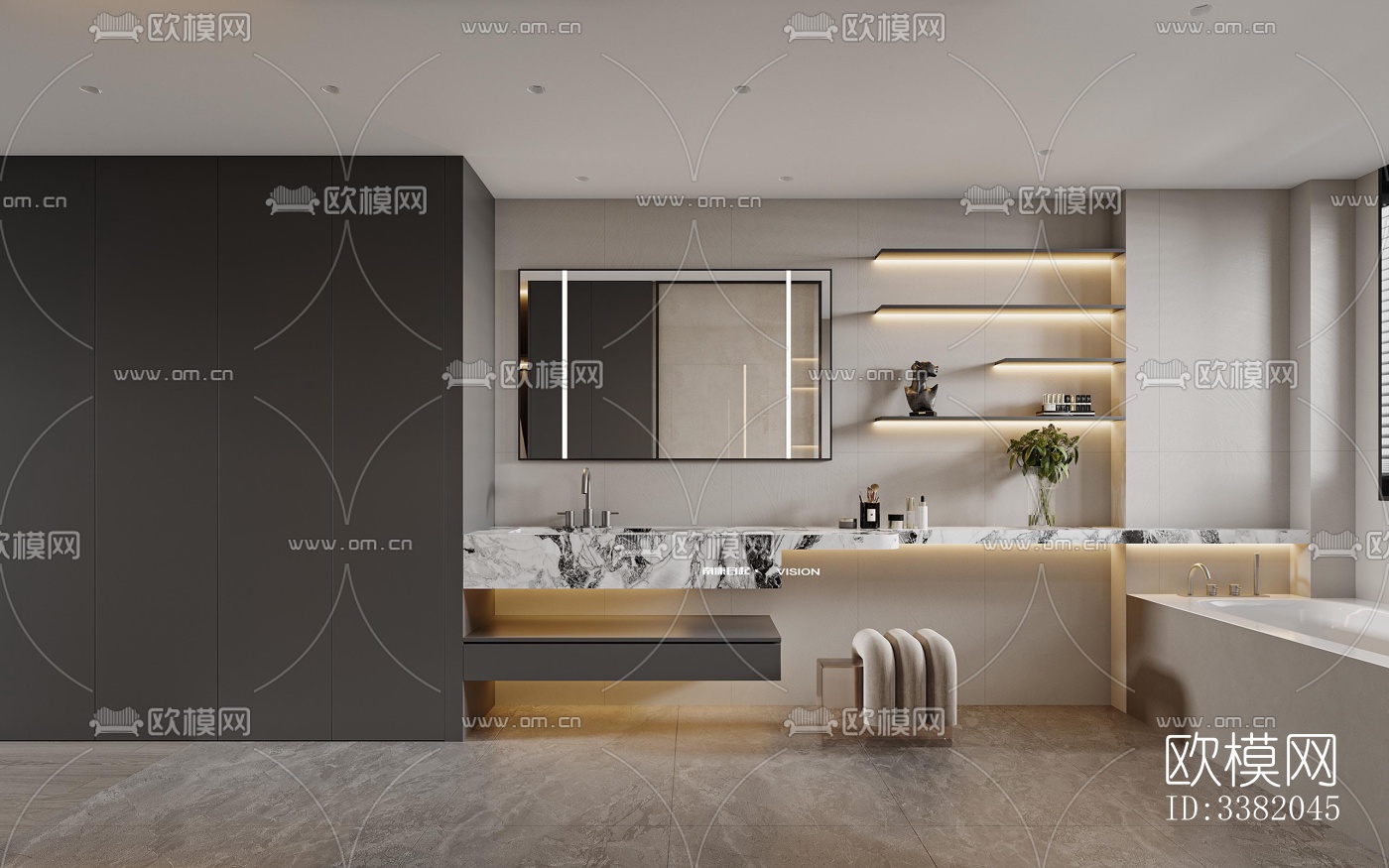 现代别墅效果图下载（渲染图15）