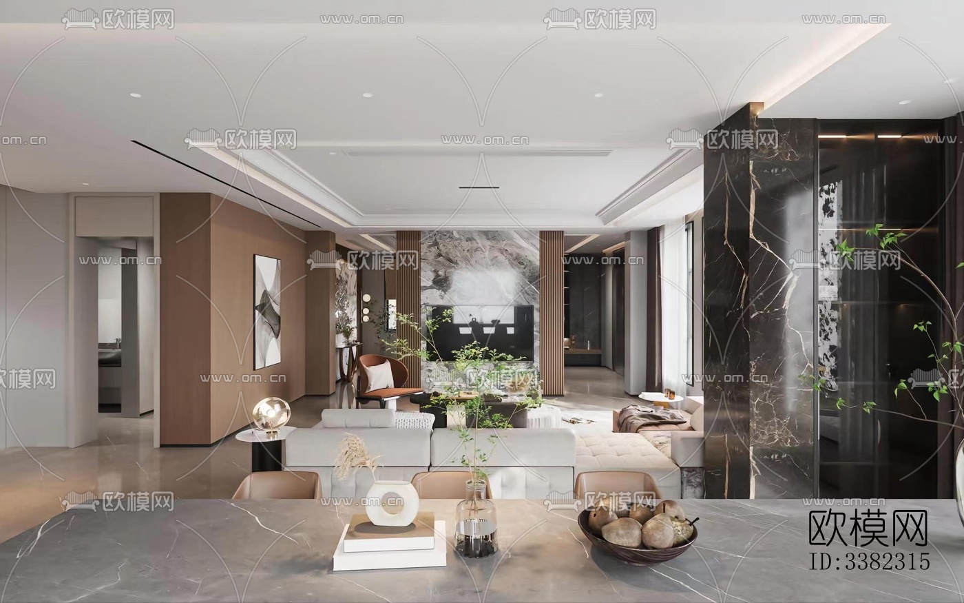 现代别墅效果图下载（渲染图8）