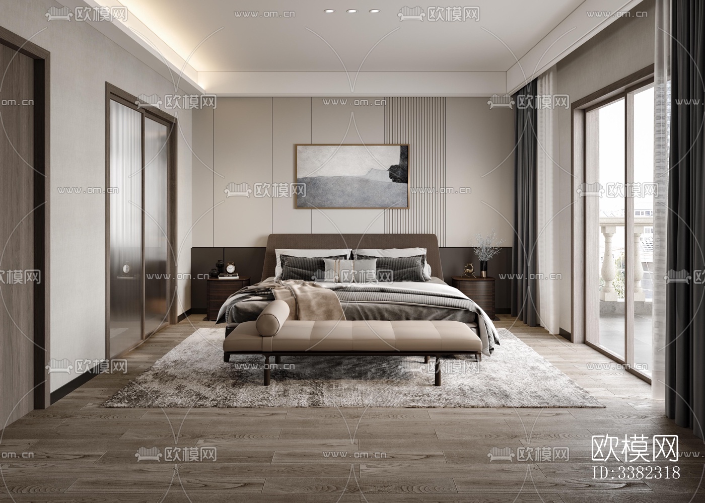 现代别墅效果图下载（渲染图8）