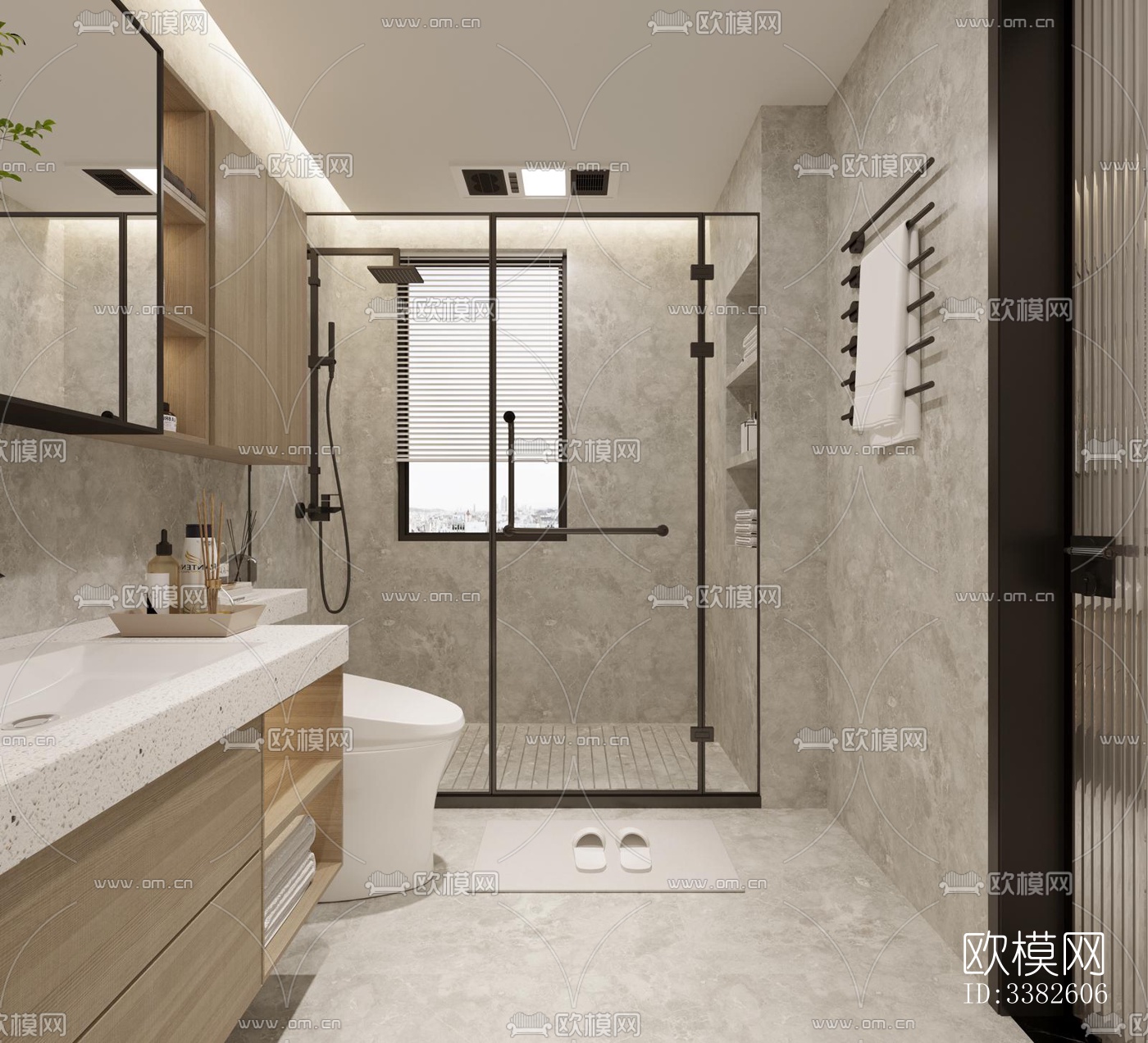 现代别墅效果图下载（渲染图12）