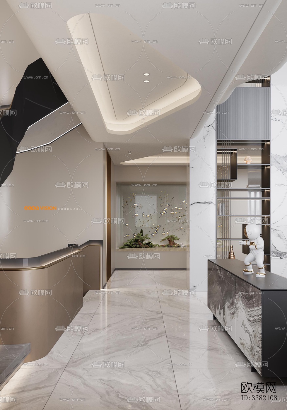 现代别墅效果图下载（渲染图11）