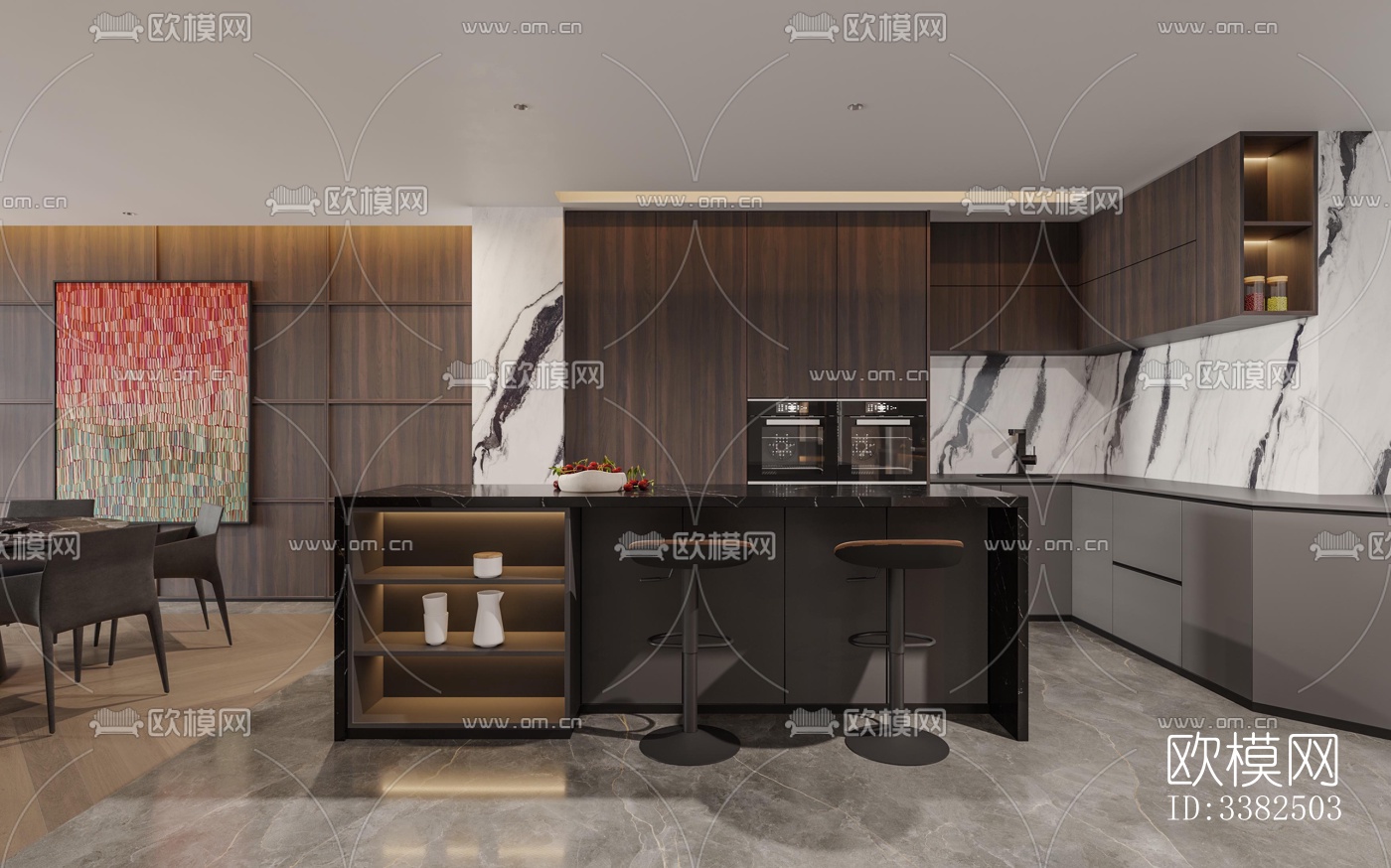 现代别墅效果图下载（渲染图7）