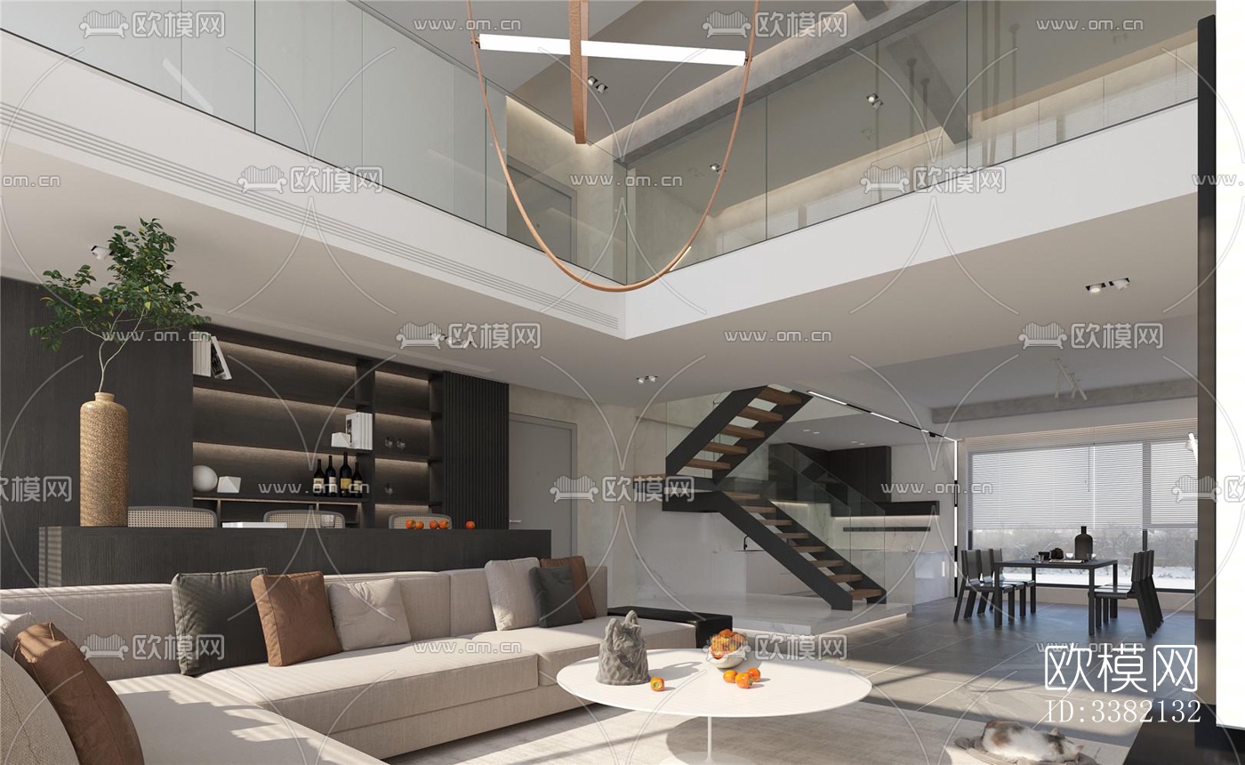 现代别墅效果图下载（渲染图17）