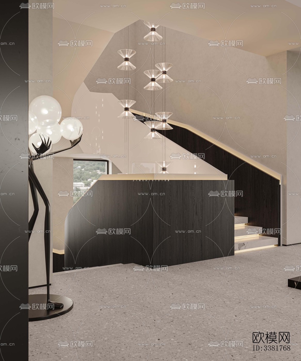 现代别墅效果图下载（渲染图2）