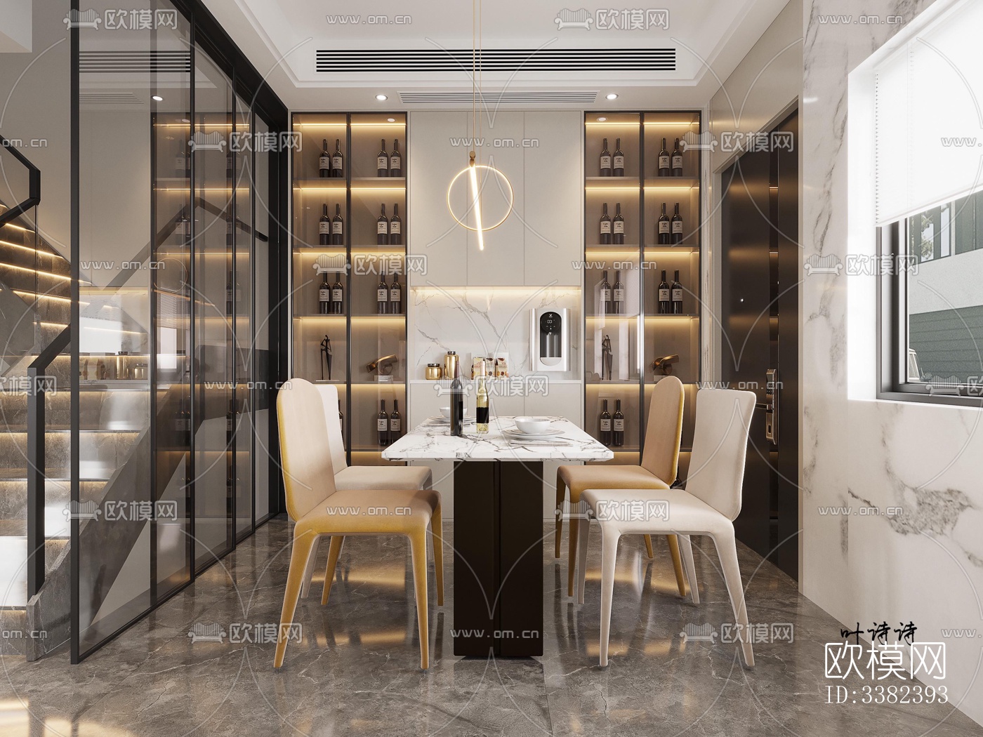 现代别墅效果图下载（渲染图4）