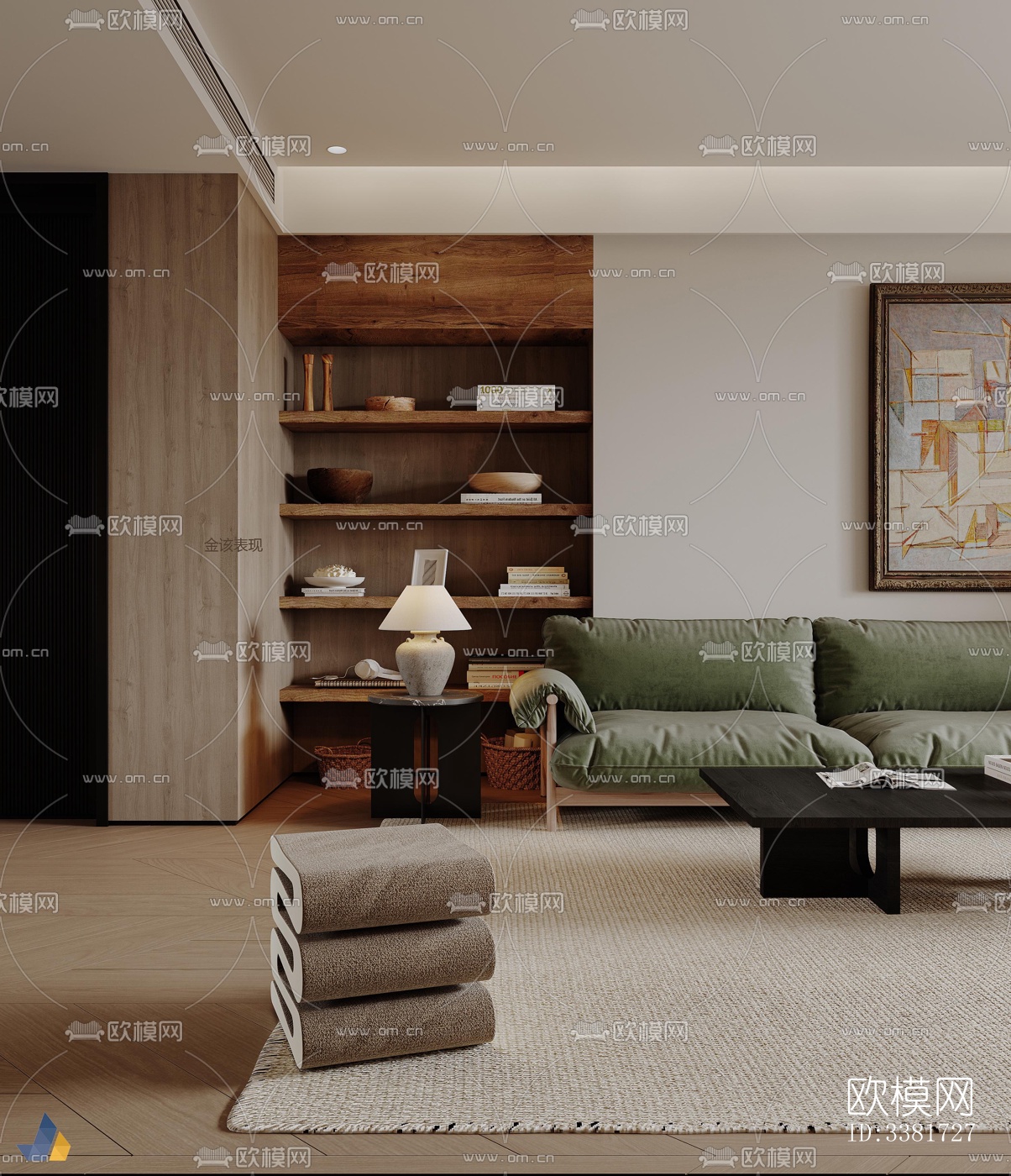 现代别墅效果图下载（渲染图1）