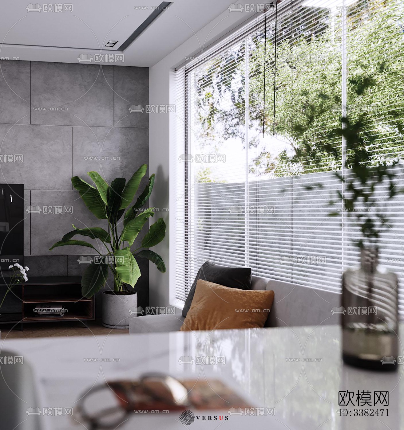 现代别墅效果图下载（渲染图15）