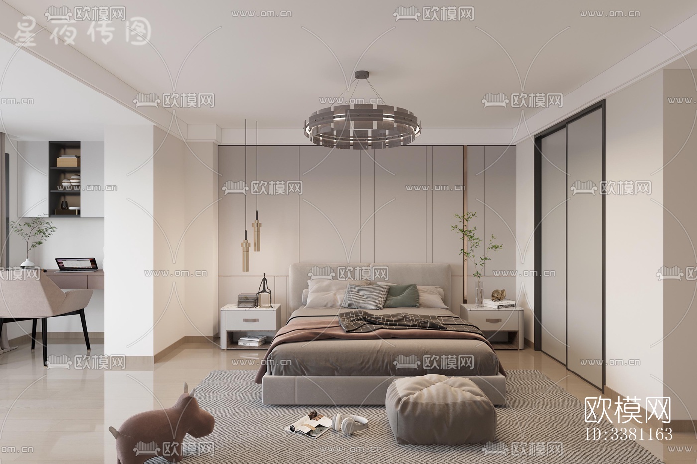 现代别墅效果图下载（渲染图5）