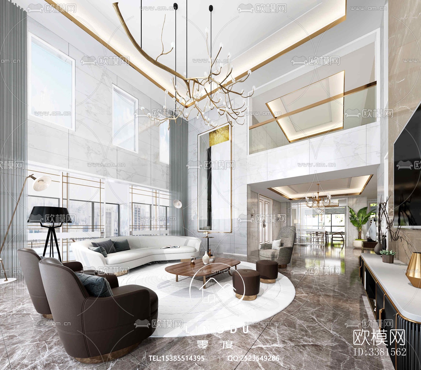 现代别墅效果图下载（渲染图7）