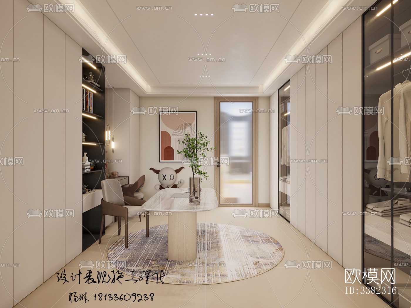 现代别墅效果图下载（渲染图7）