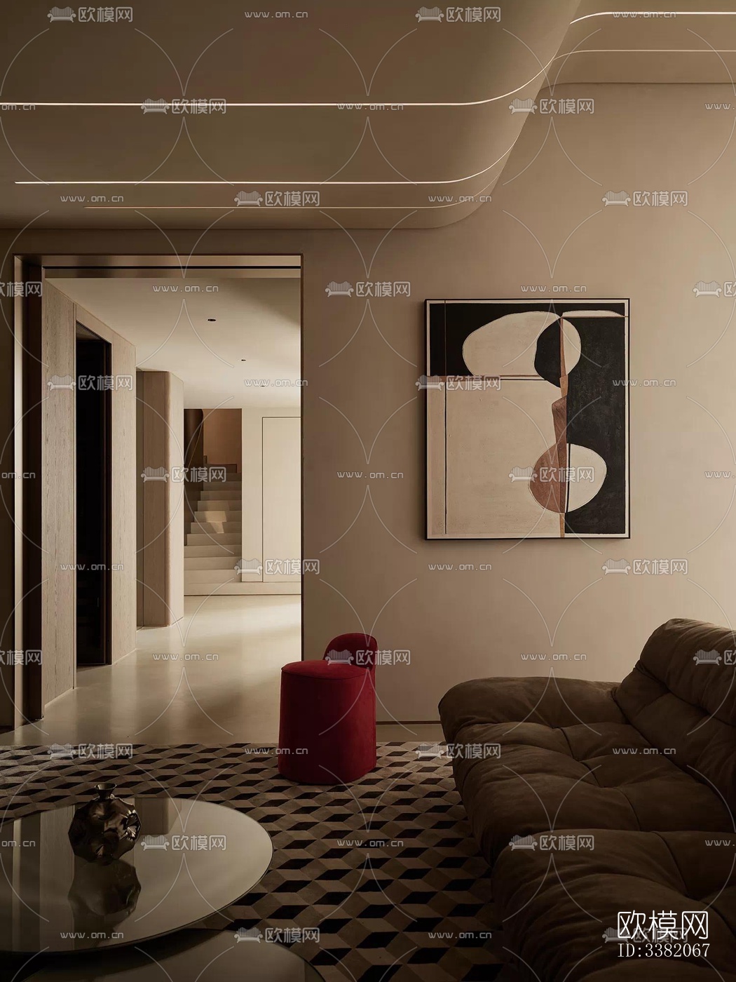 现代别墅效果图下载（渲染图5）