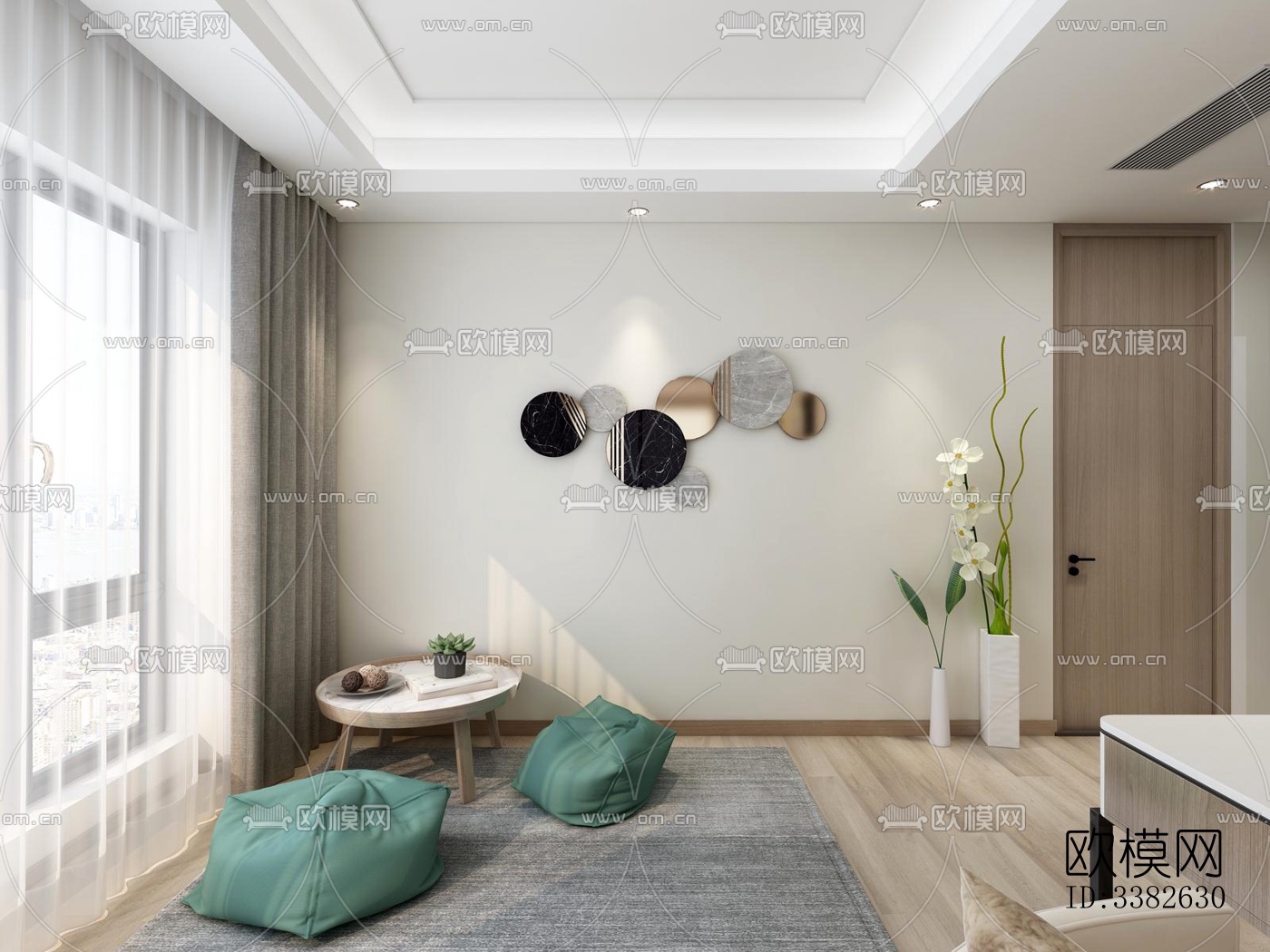 现代别墅效果图下载（渲染图4）