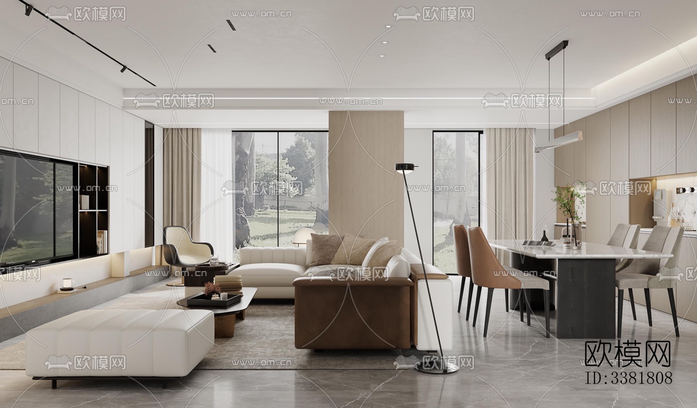 现代别墅效果图下载（渲染图11）