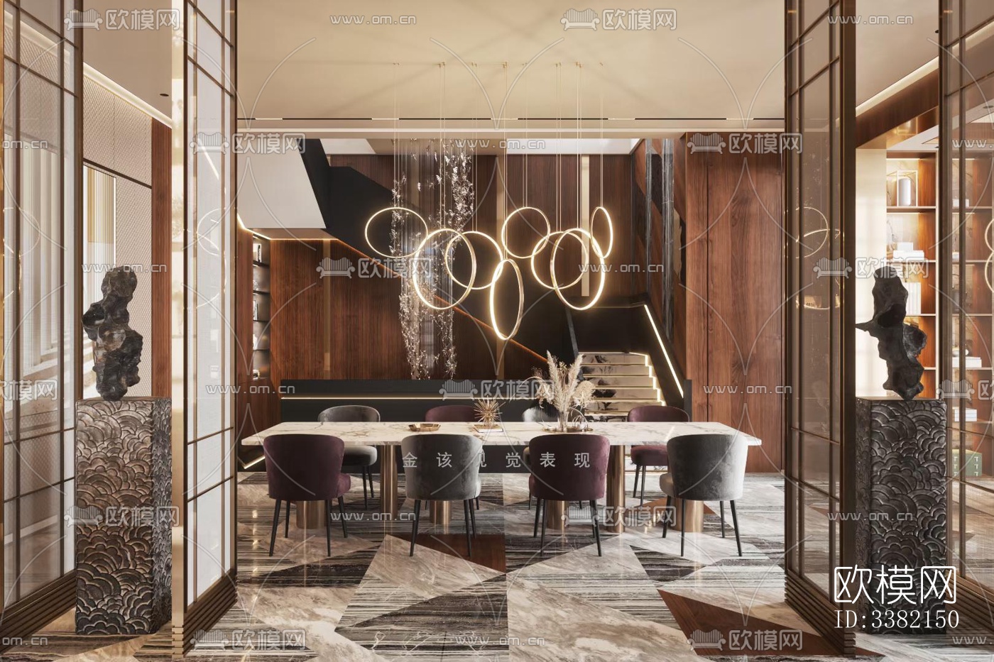 现代别墅效果图下载（渲染图2）