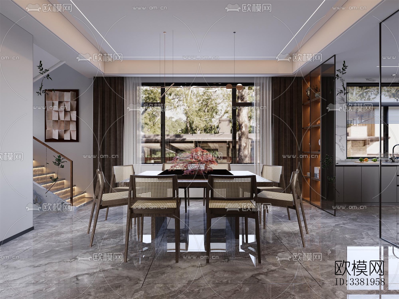 现代别墅效果图下载（渲染图2）