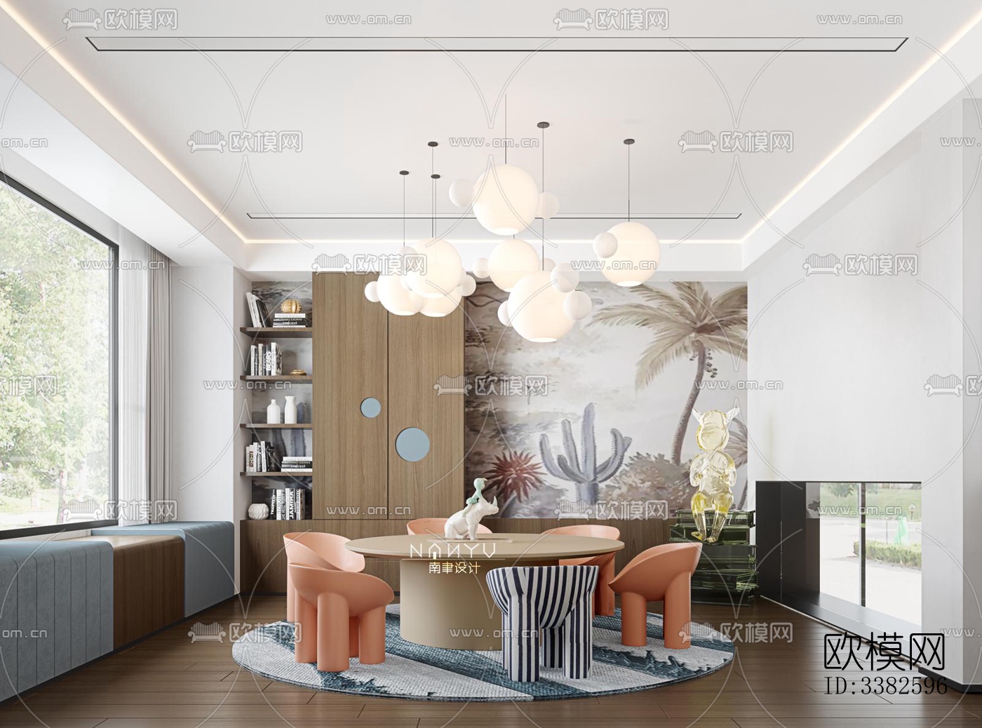 现代别墅效果图下载（渲染图10）