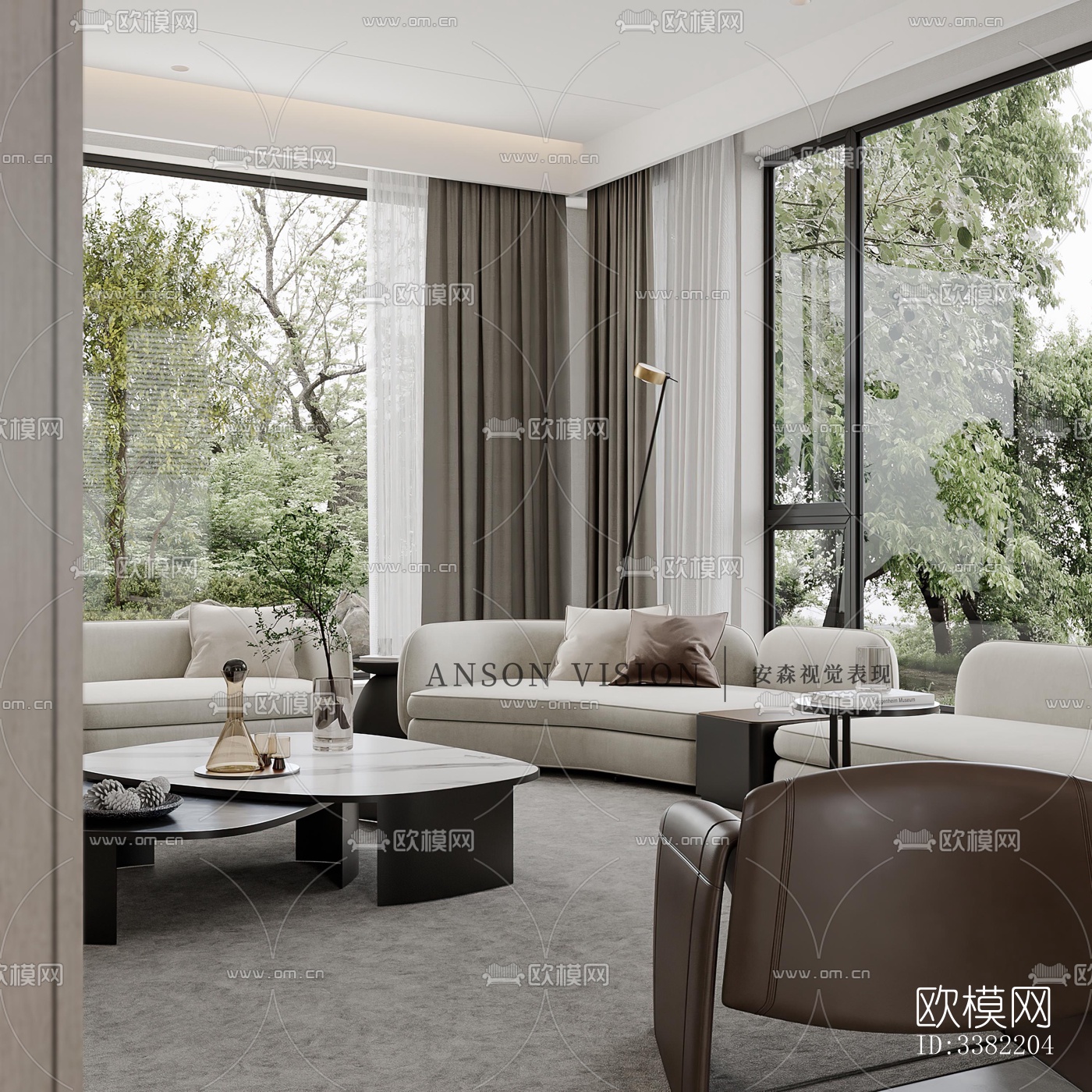 现代别墅效果图下载（渲染图11）