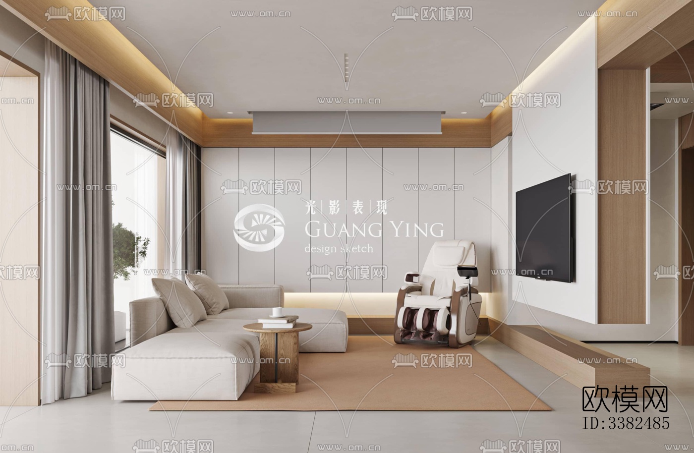 现代别墅效果图下载（渲染图9）