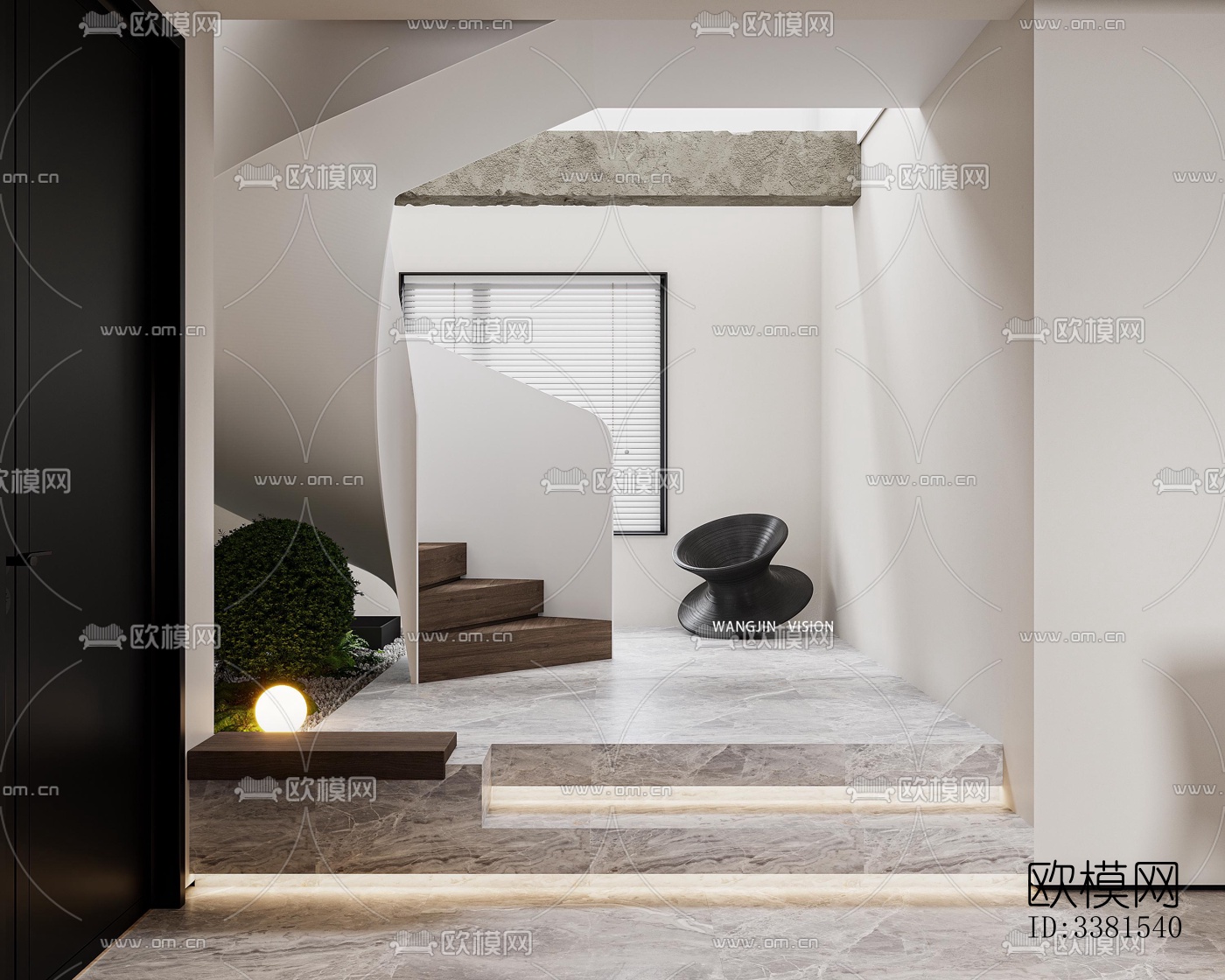 现代别墅效果图下载（渲染图10）