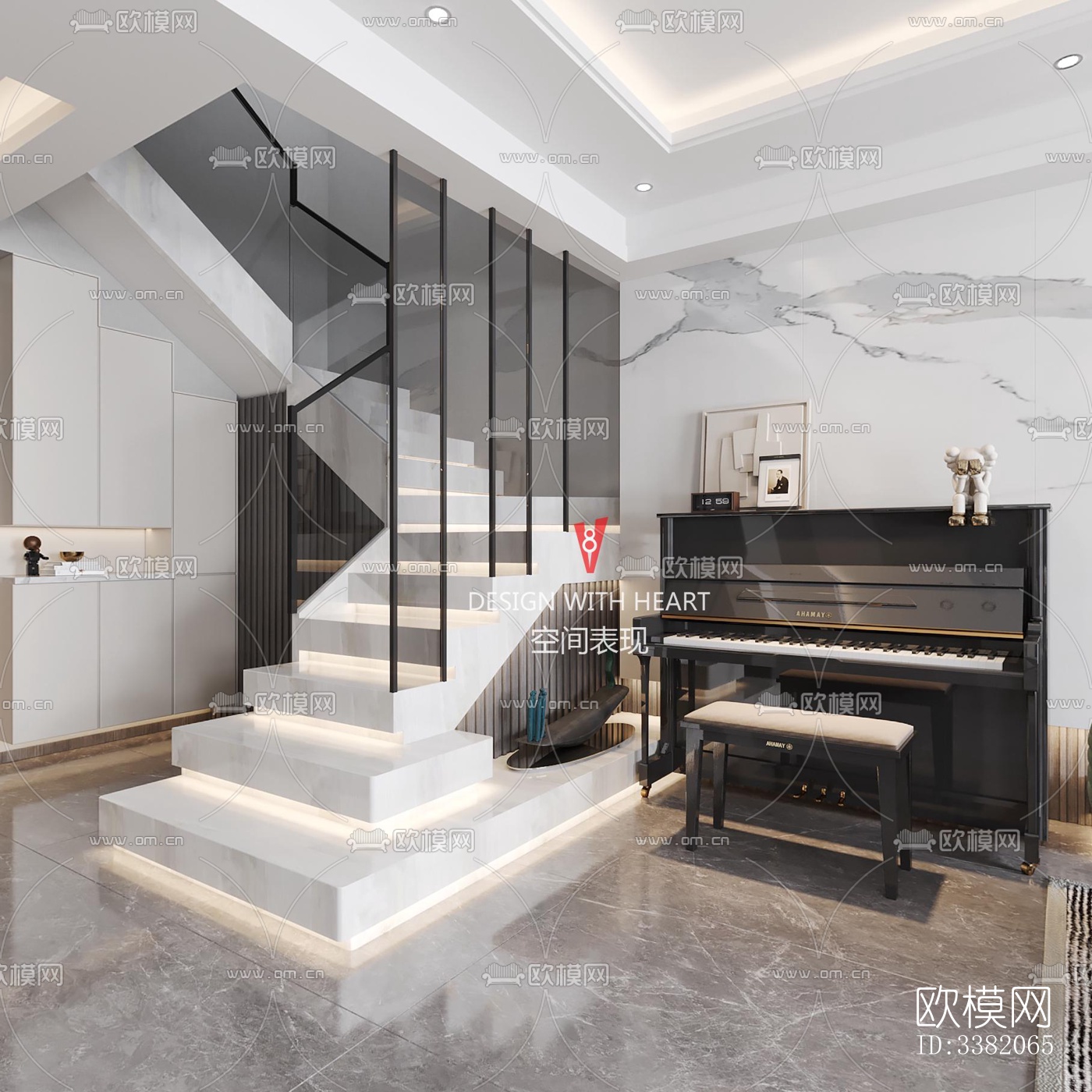 现代别墅效果图下载（渲染图2）