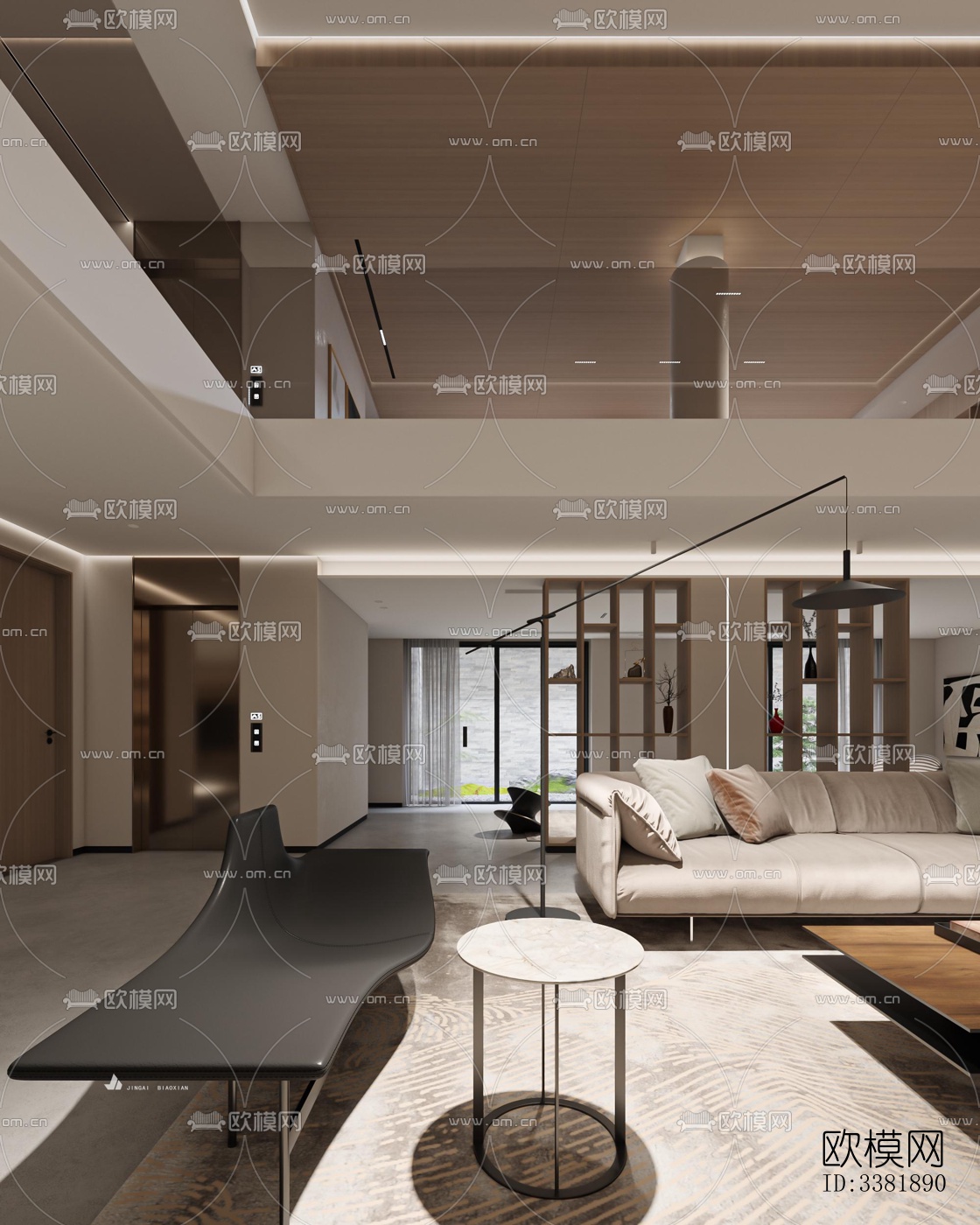 现代别墅效果图下载（渲染图4）