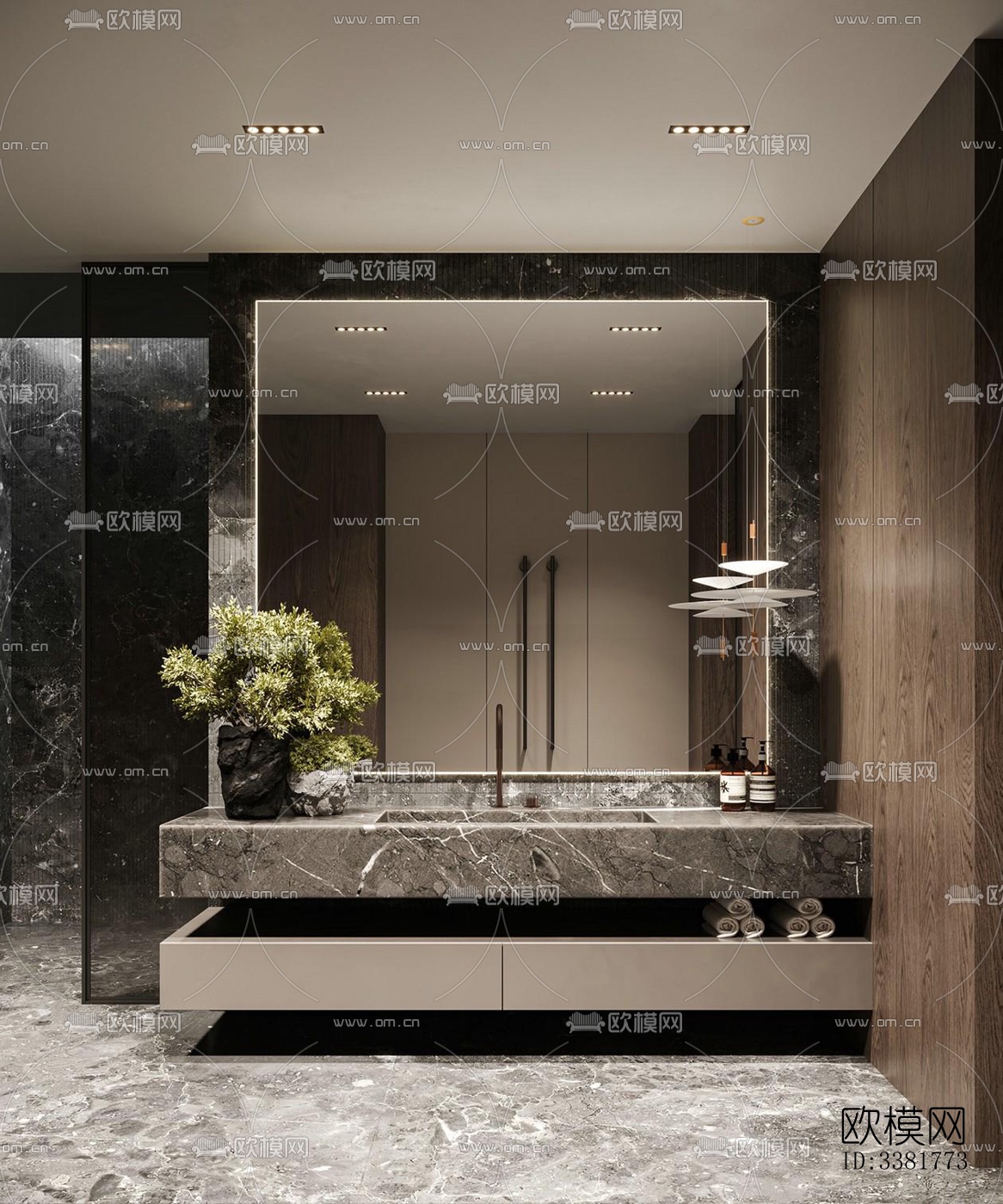 现代别墅效果图下载（渲染图9）