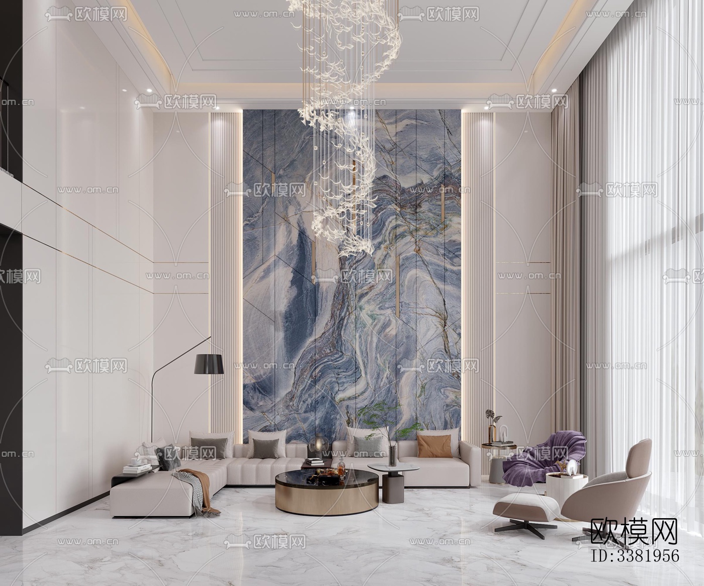 现代别墅效果图下载（渲染图2）