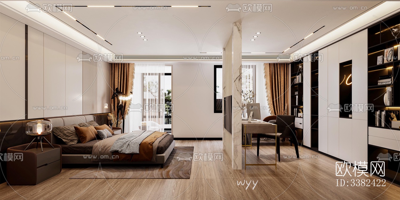 现代别墅效果图下载（渲染图5）