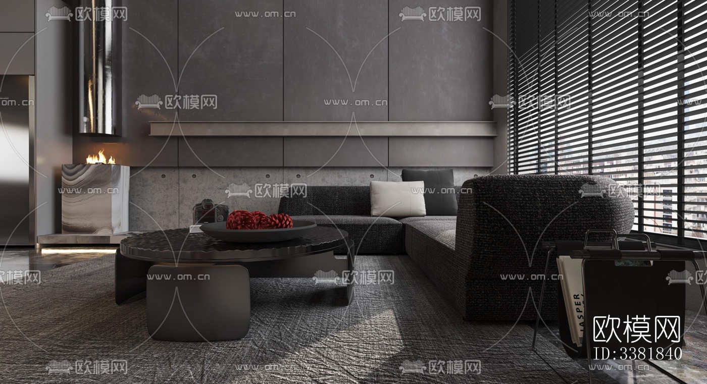 现代别墅效果图下载（渲染图8）