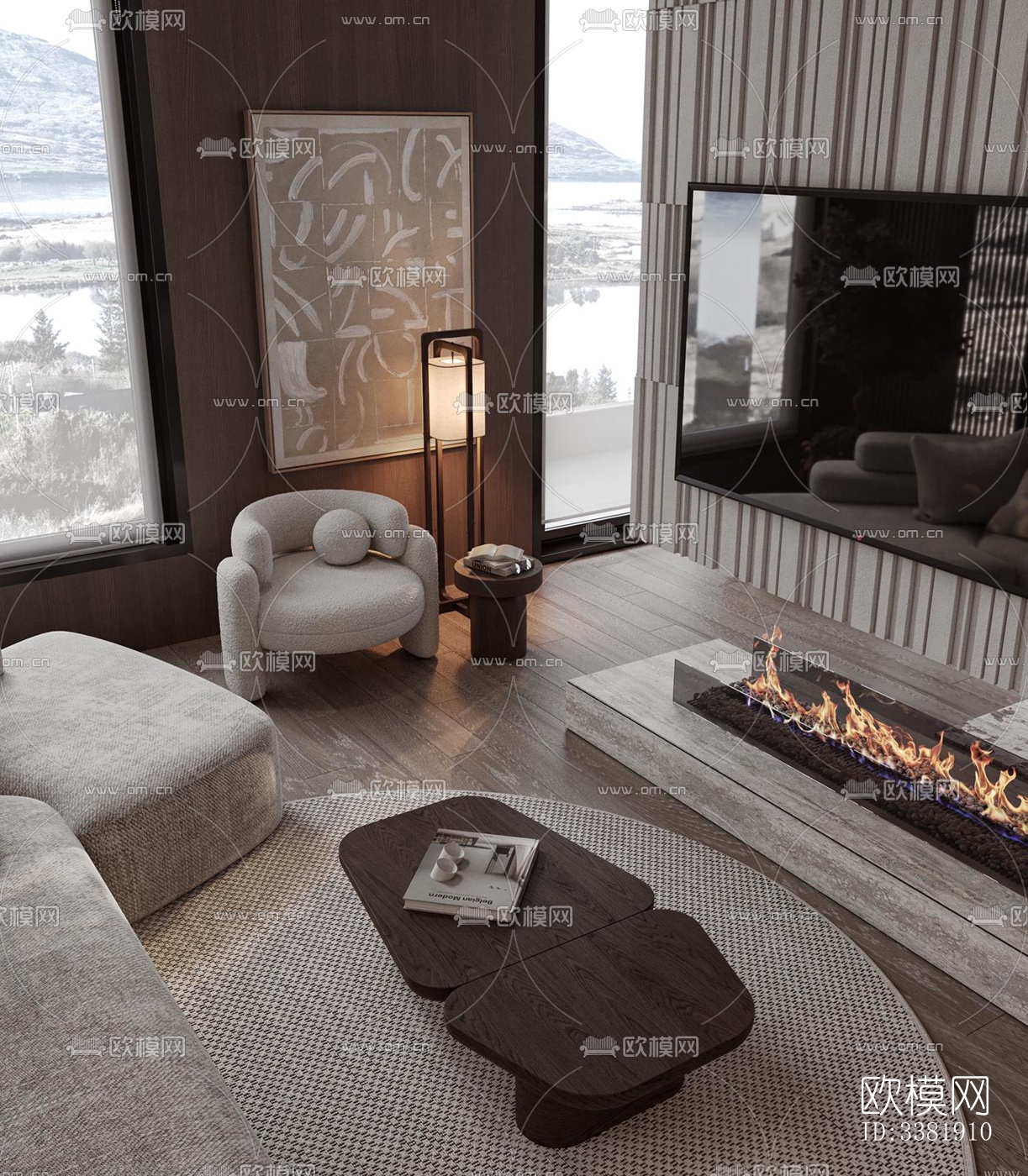 现代别墅效果图下载（渲染图5）