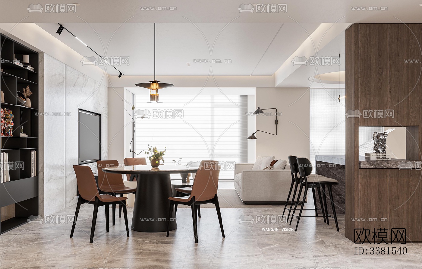 现代别墅效果图下载（渲染图7）