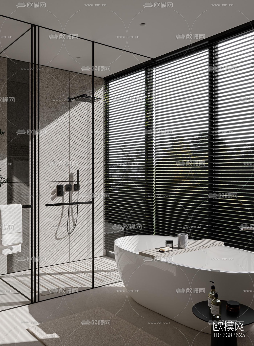 现代别墅效果图下载（渲染图13）