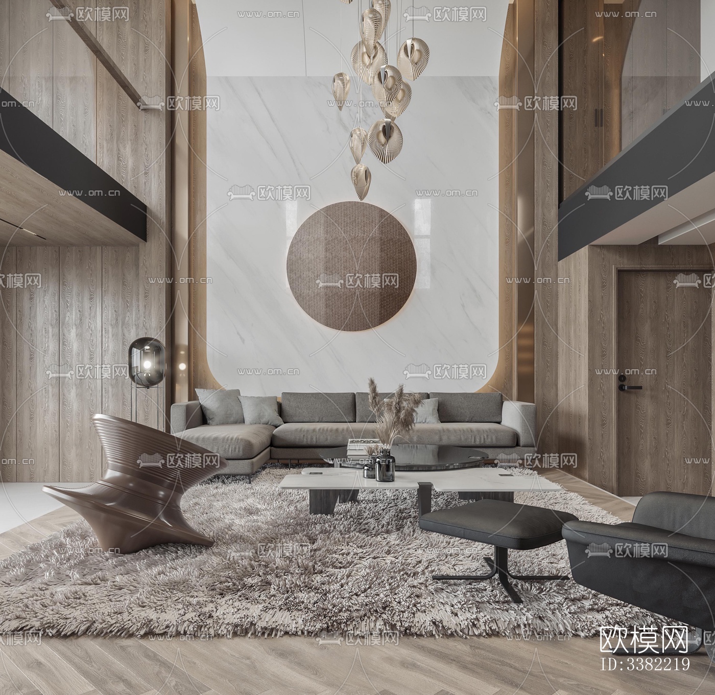 现代别墅效果图下载（渲染图1）