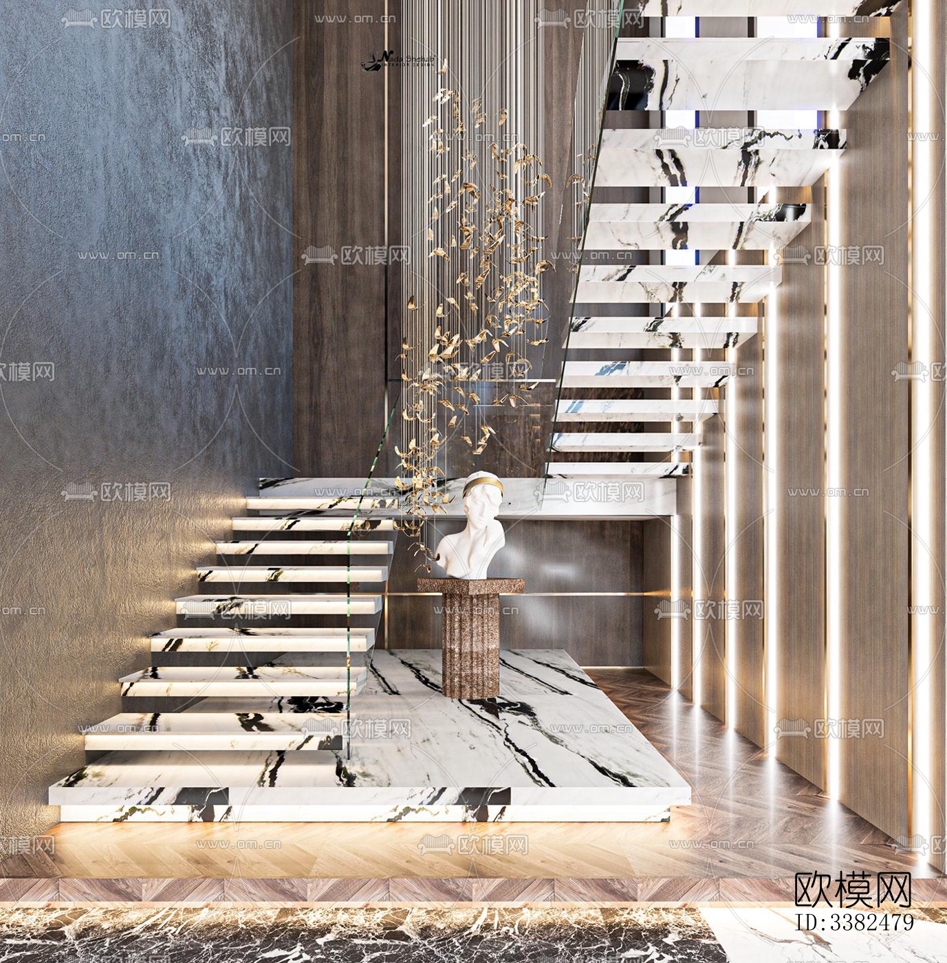 现代别墅效果图下载（渲染图11）