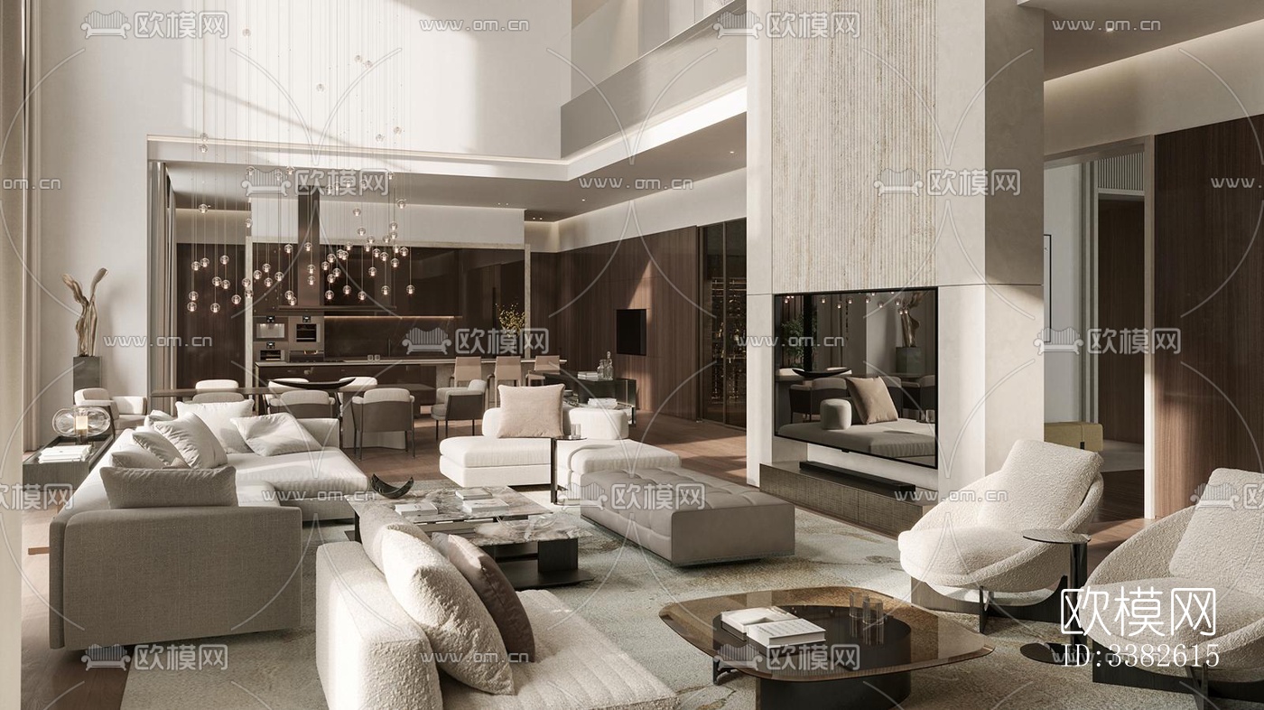 现代别墅效果图下载（渲染图5）