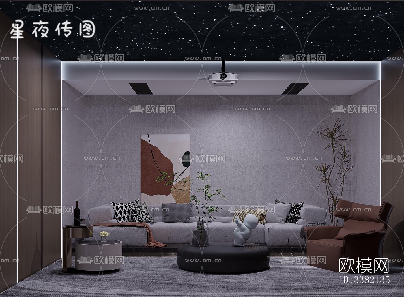 现代别墅效果图下载（渲染图8）