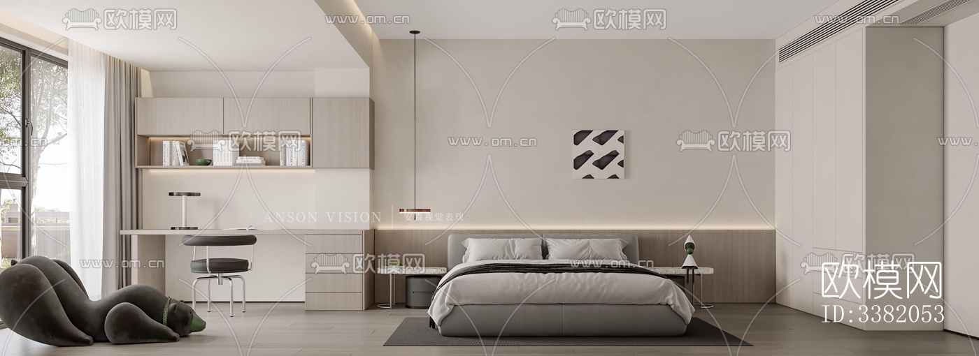 现代别墅效果图下载（渲染图7）