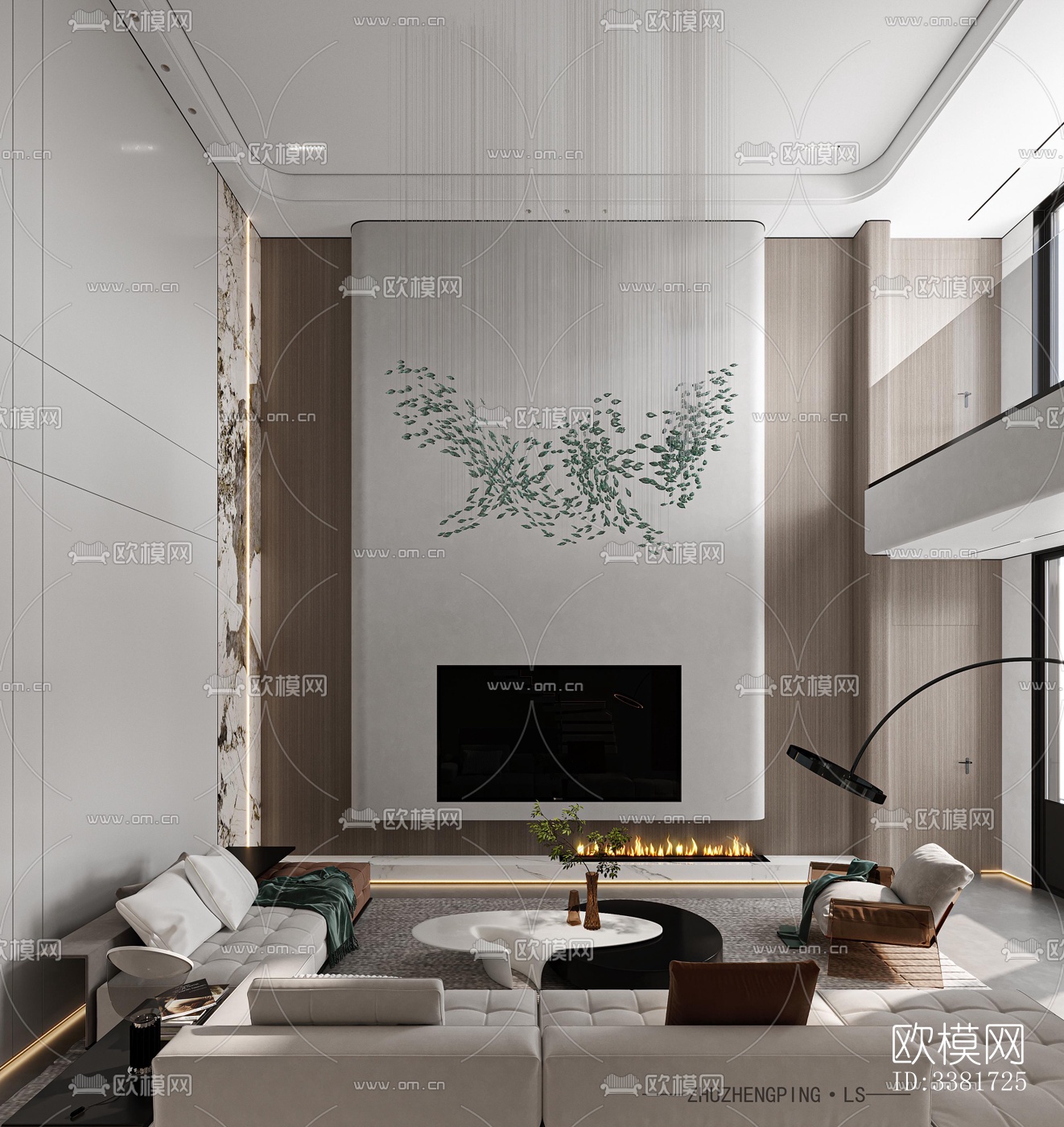 现代别墅效果图下载（渲染图1）