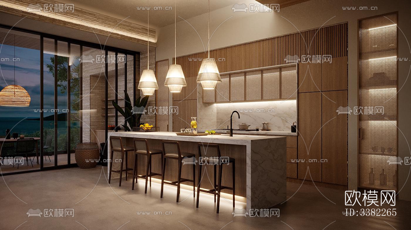 现代别墅效果图下载（渲染图5）