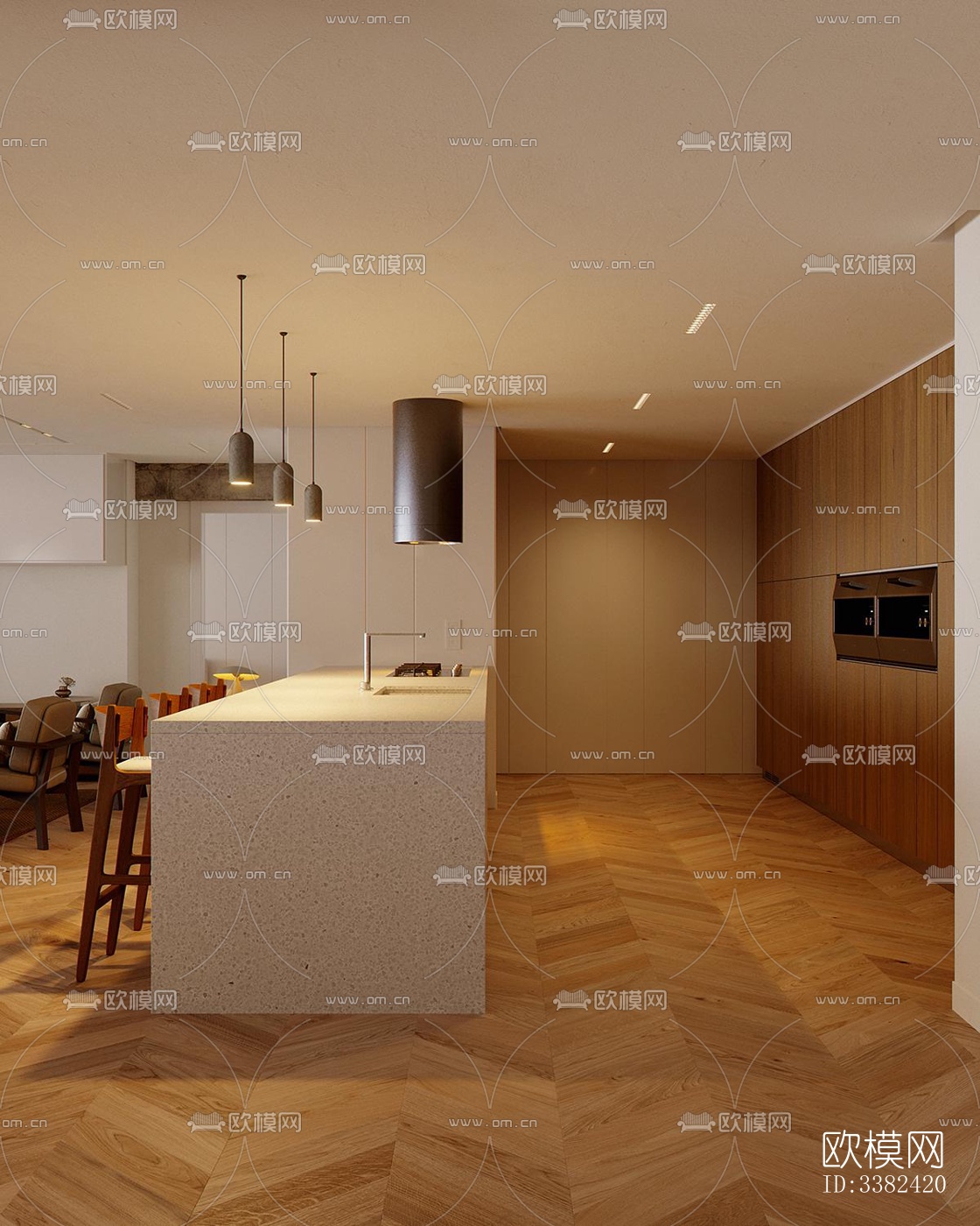 现代别墅效果图下载（渲染图17）