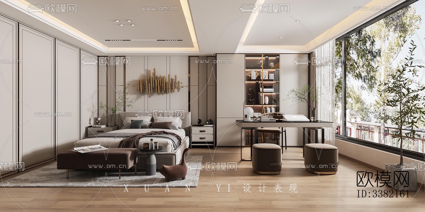 现代别墅效果图下载（渲染图10）