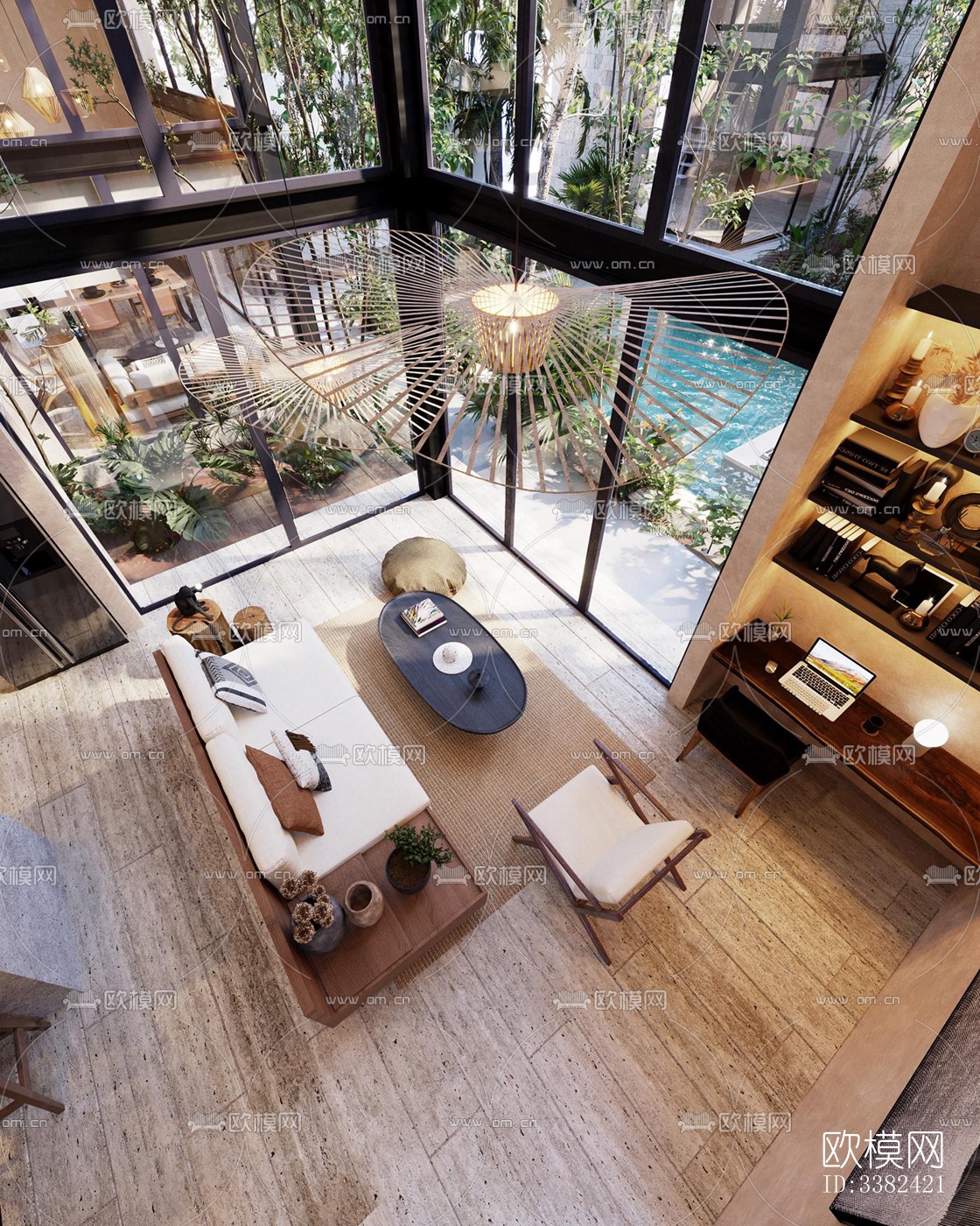 现代别墅效果图下载（渲染图6）