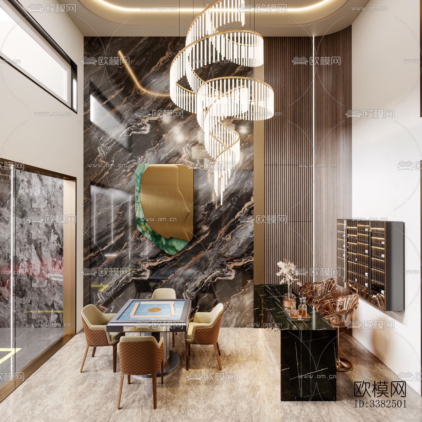 现代别墅效果图下载（渲染图9）