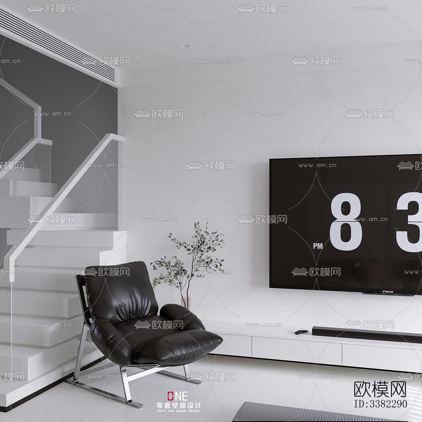 现代别墅效果图下载（渲染图13）