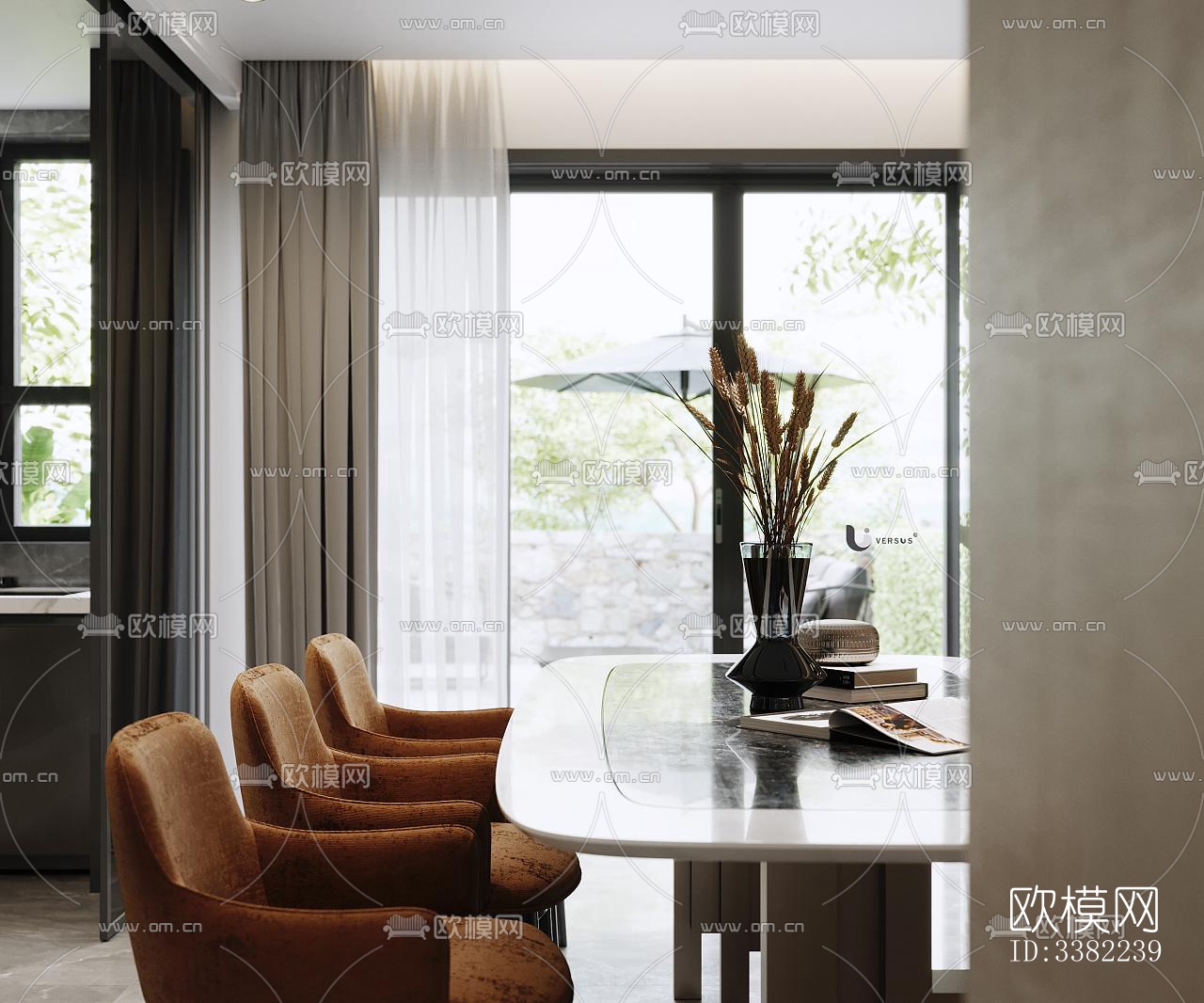 现代别墅效果图下载（渲染图4）