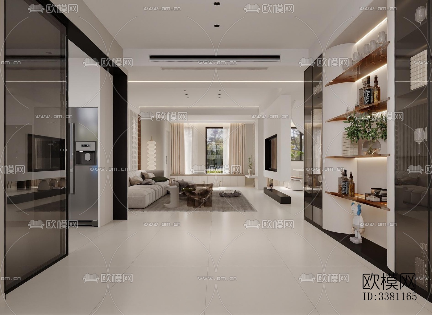 现代别墅效果图下载（渲染图2）