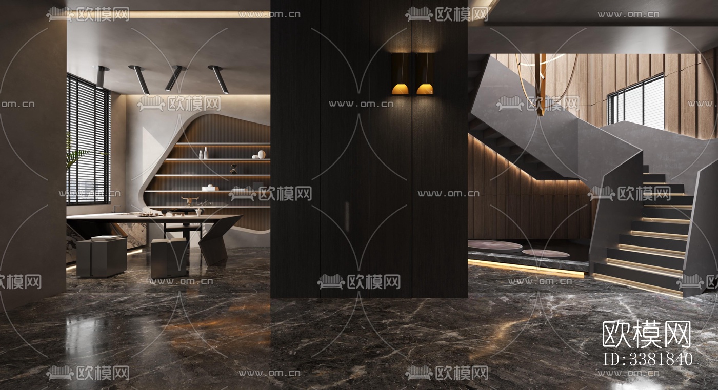 现代别墅效果图下载（渲染图5）