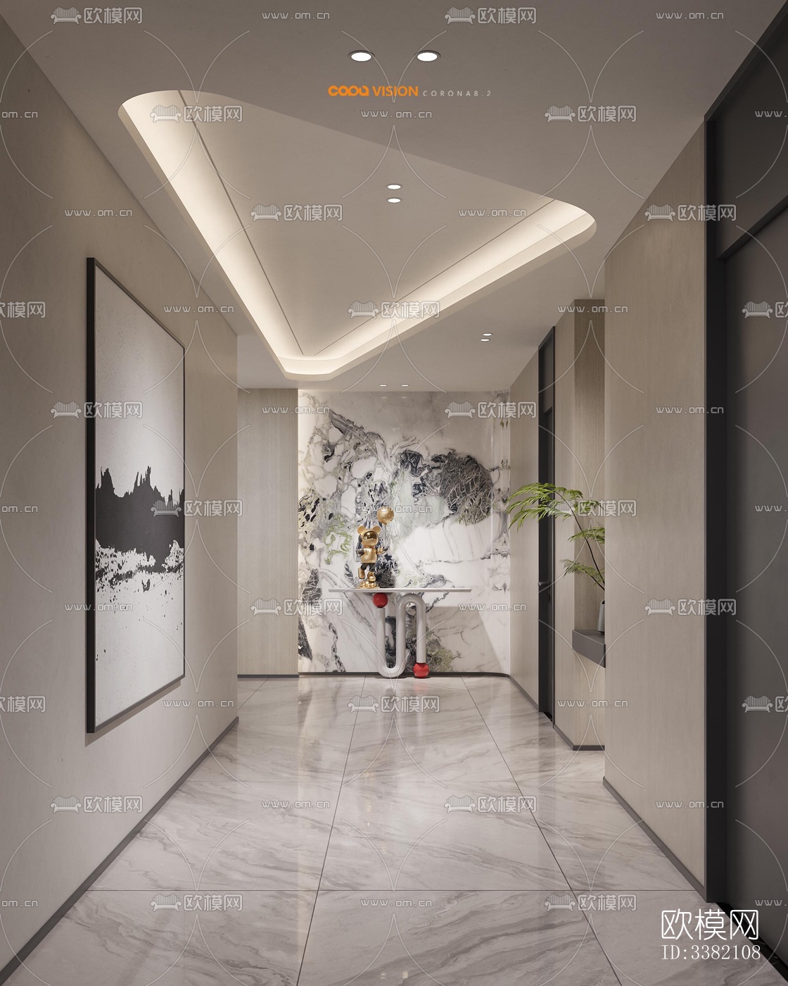 现代别墅效果图下载（渲染图14）